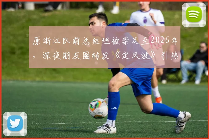 原浙江队前总经理被禁足至2026年,深夜朋友圈转发《定风波》引热议,中国足球圈现状几何?